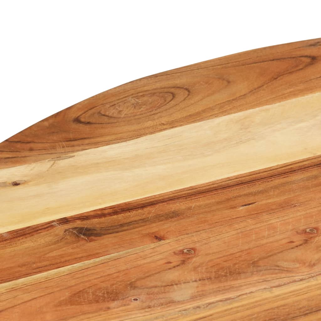 Mesa Auxiliar De Madera Maciza De Acacia 68x68x56 Cm_2