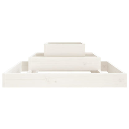 Jardinera De Madera Maciza De Pino Blanco 80x80x27 Cm_4