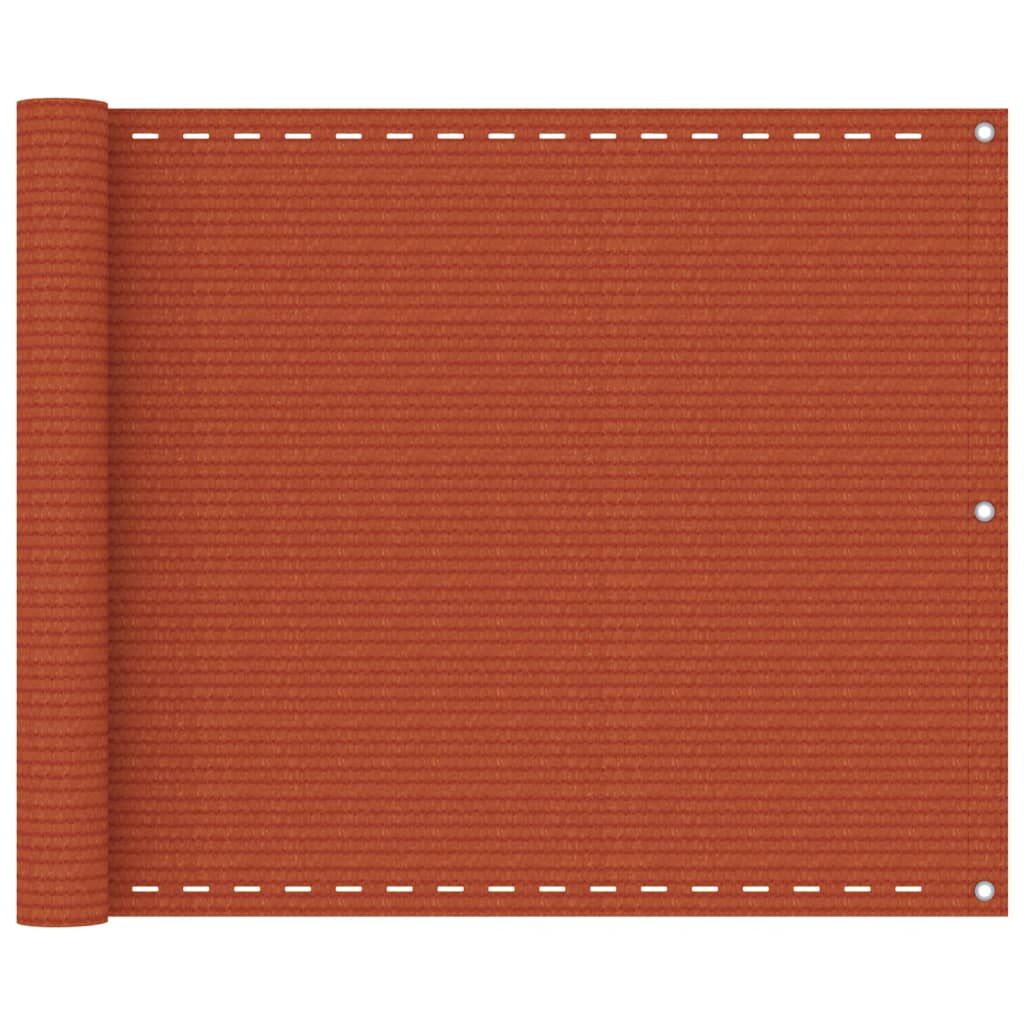 Vidaxl Toldo Para Balcón Hdpe Azul 75x600 Cm_0