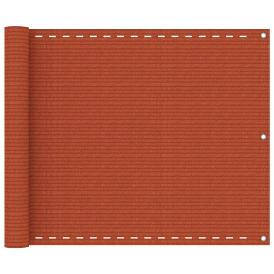 Vidaxl Toldo Para Balcón Hdpe Azul 75x600 Cm_0
