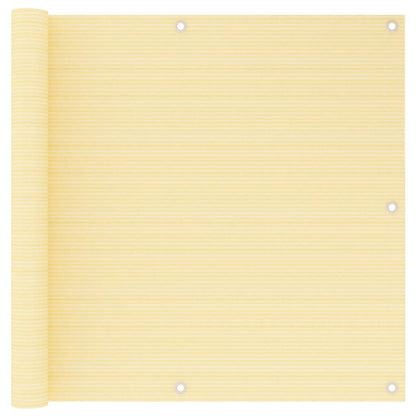 Vidaxl Toldo Para Balcón Hdpe Beige 90x600 Cm_0