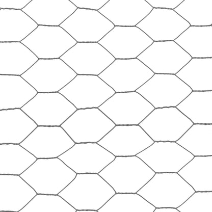 Alambrada De Gallinero Acero Revestimiento Pvc Gris 25x1,5 M / Vetonek_2
