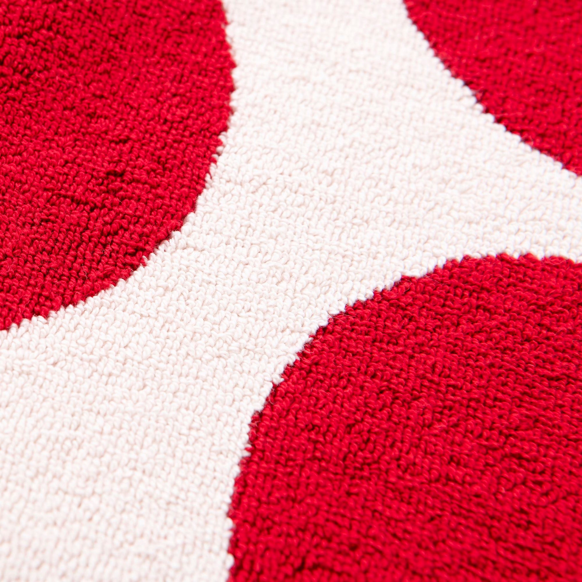 Alfombra De Baño 50x80cm 100% Algodon 1000gsm Topos Rojos Benetton_4