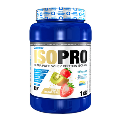 Isopro Cfm - 1kg - Fresa Kiwi - Proteína De Aislado De Suero Isolate - Quamtrax_0