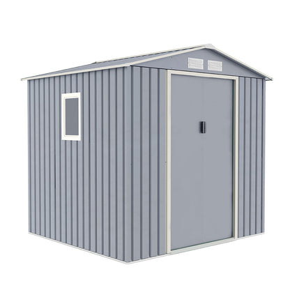 Caseta Metálica High Door Menorca Gris - Amplía Tu Espacio 2,14x2,045x1,94 M / Multicolor_1