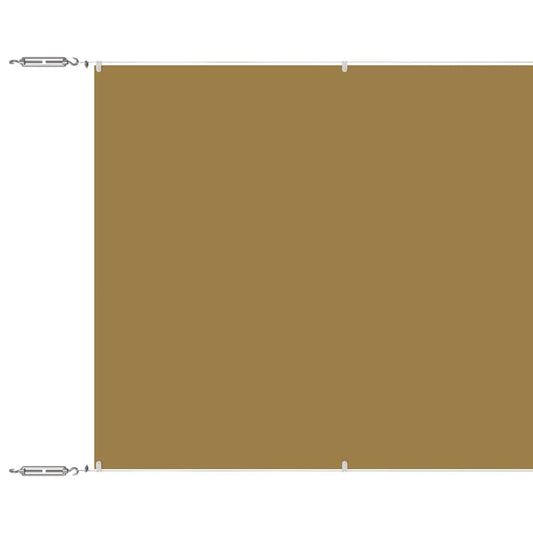 Toldo Vertical Beige 140x1000 Cm Tela Oxford_0