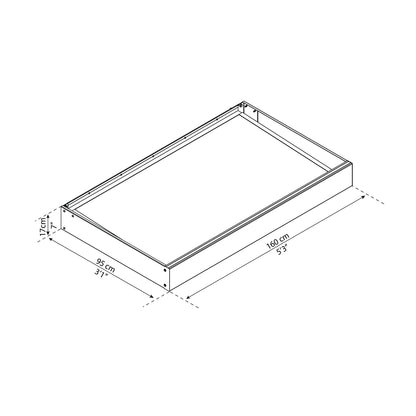Marquesina para puerta Sophia 95x160 cm transparente Canopia