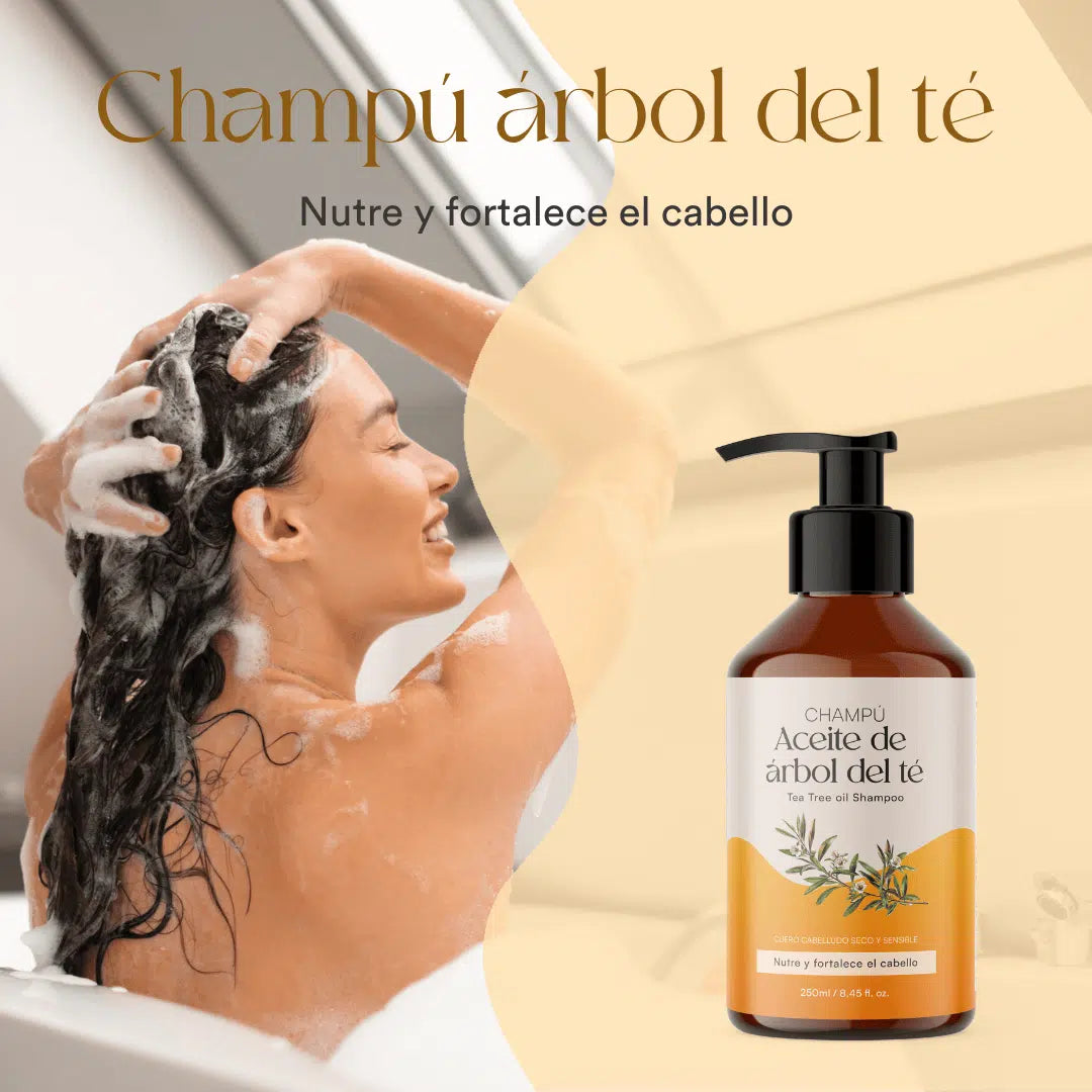 QKnatur - Champú Aceite Del Árbol Del Té 250 Ml. Elimina Caspa. Para El Picor Y La Irritación. Cuero Cabelludo Sensible_3