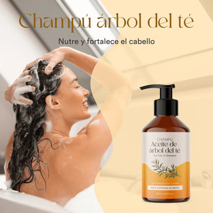 QKnatur - Champú Aceite Del Árbol Del Té 250 Ml. Elimina Caspa. Para El Picor Y La Irritación. Cuero Cabelludo Sensible_3