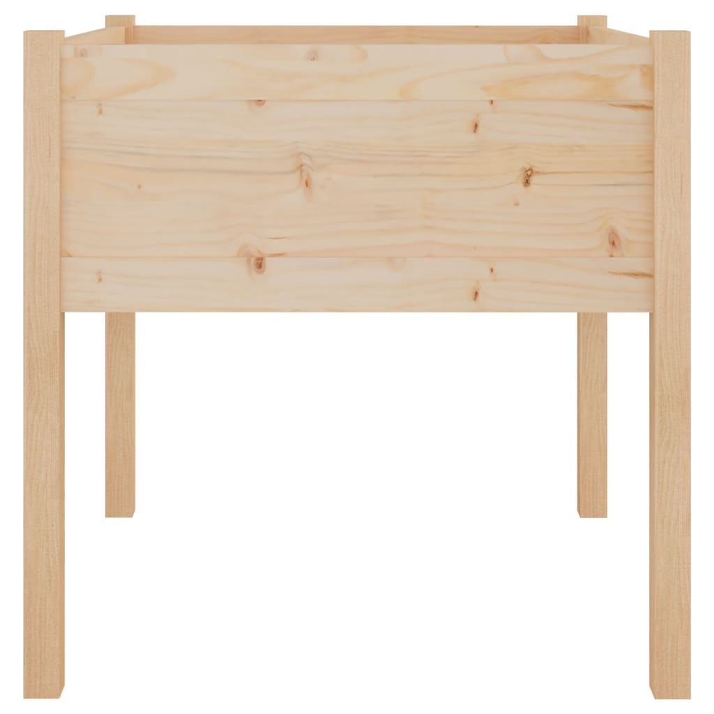 Jardineras 2 Uds Madera Maciza De Pino 70x70x70 Cm_4