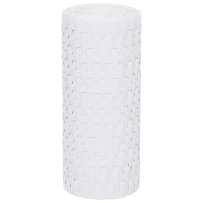 Toldos Para Balcón 10 Uds Ratán Sintético Blanco 255x19 Cm / Vetonek_5