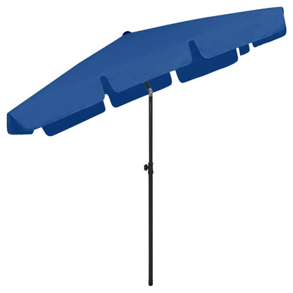 Sombrilla De Playa Azul 200x125 Cm_2