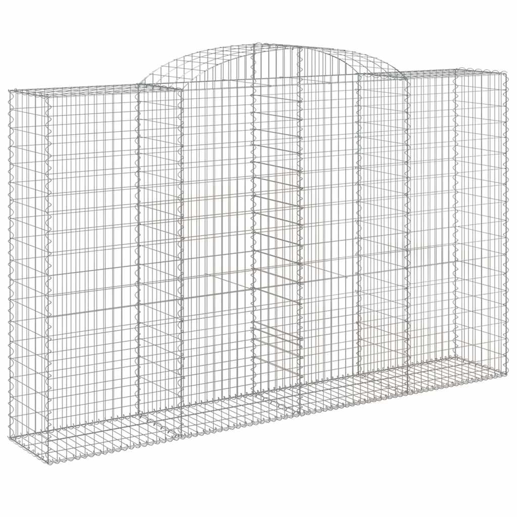 Cestas De Gaviones 11 Uds Forma De Arco Hierro 300x50x180/200cm_2