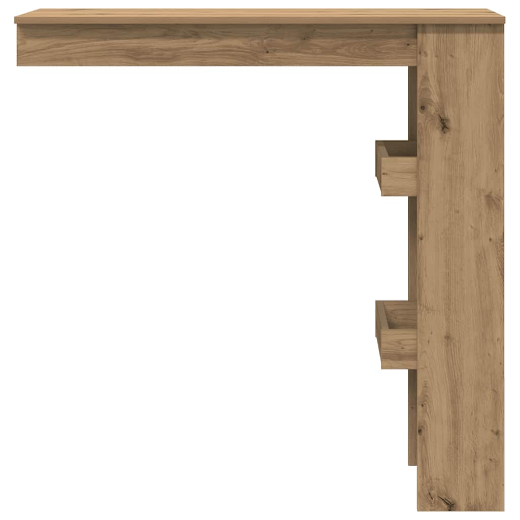 Mesa De Bar De Pared Contrachapada Roble Artisan 102x45x103,5cm_2