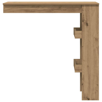 Mesa De Bar De Pared Contrachapada Roble Artisan 102x45x103,5cm_2