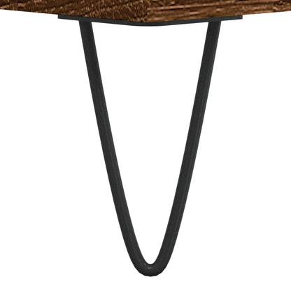 Aparador Madera Contrachapada Marrón Roble 60x35x70 Cm / Vetonek_1