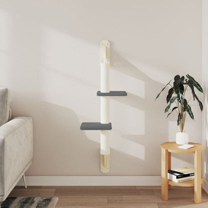 Árbol Rascador Para Gatos De Pared Gris Oscuro 108 Cm_2