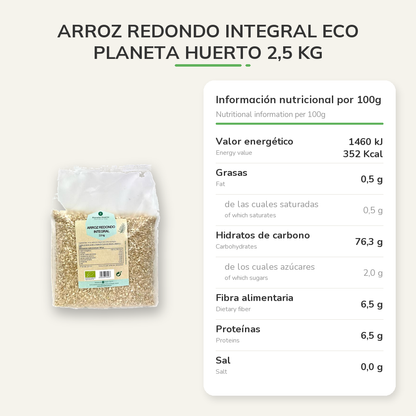 Información nutricional