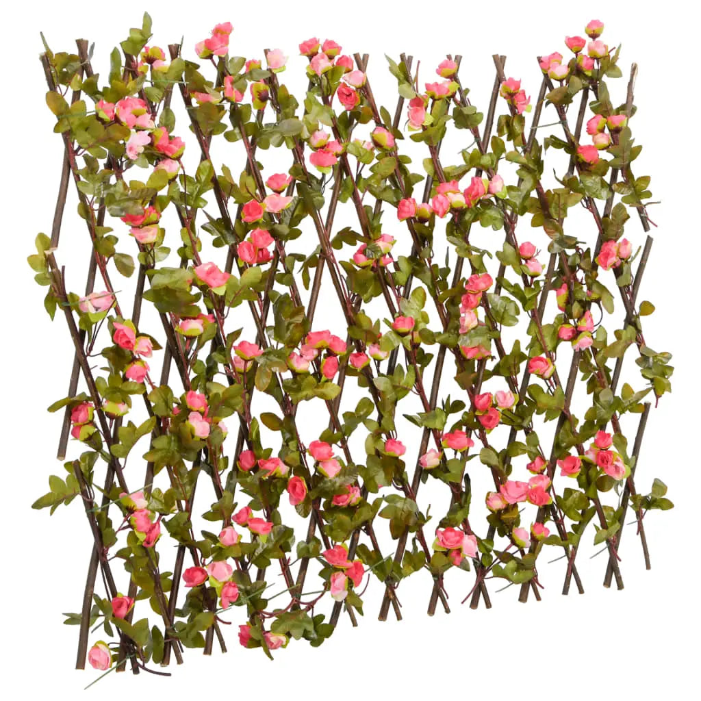 Enrejado Expansible Hiedra Artificial Rosa 5 Uds 180x60 Cm / Vetonek_3