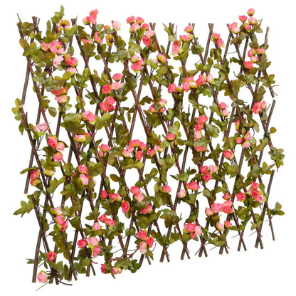 Enrejado Expansible Hiedra Artificial Rosa 5 Uds 180x60 Cm / Vetonek_3
