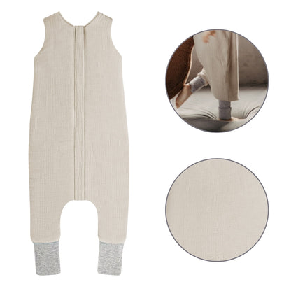 Sacos De Dormir Con Piernas T-s Muselina Algodón Sand