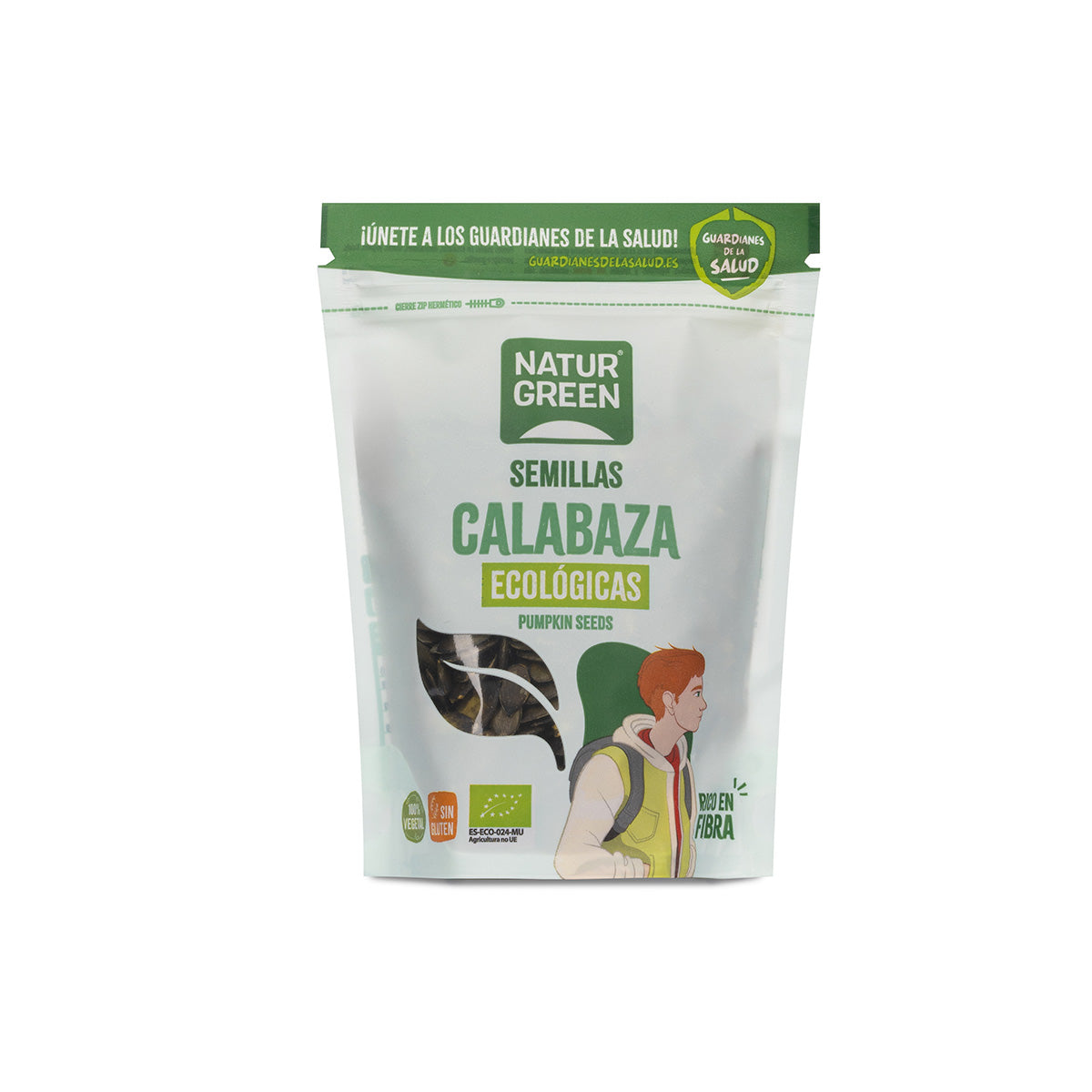 Semillas de calabaza bio Naturgreen 225 g
