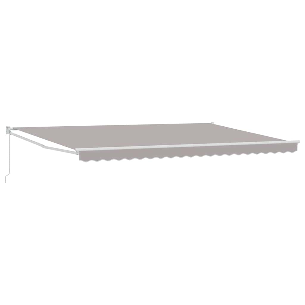 Toldo Retráctil Gris Claro 500 X 300 X 165 Cm_0