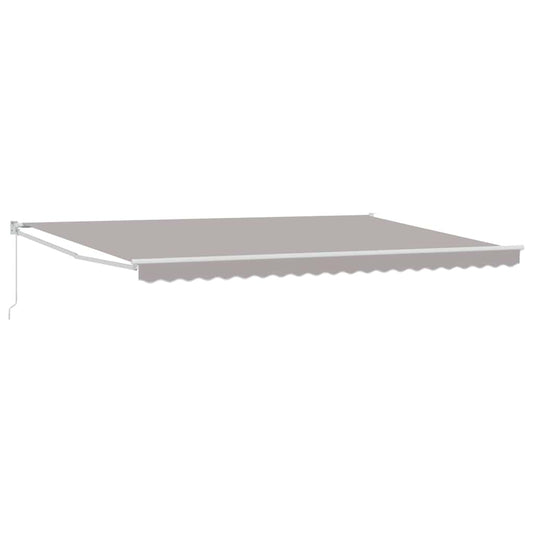 Toldo Retráctil Gris Claro 500 X 300 X 165 Cm_0