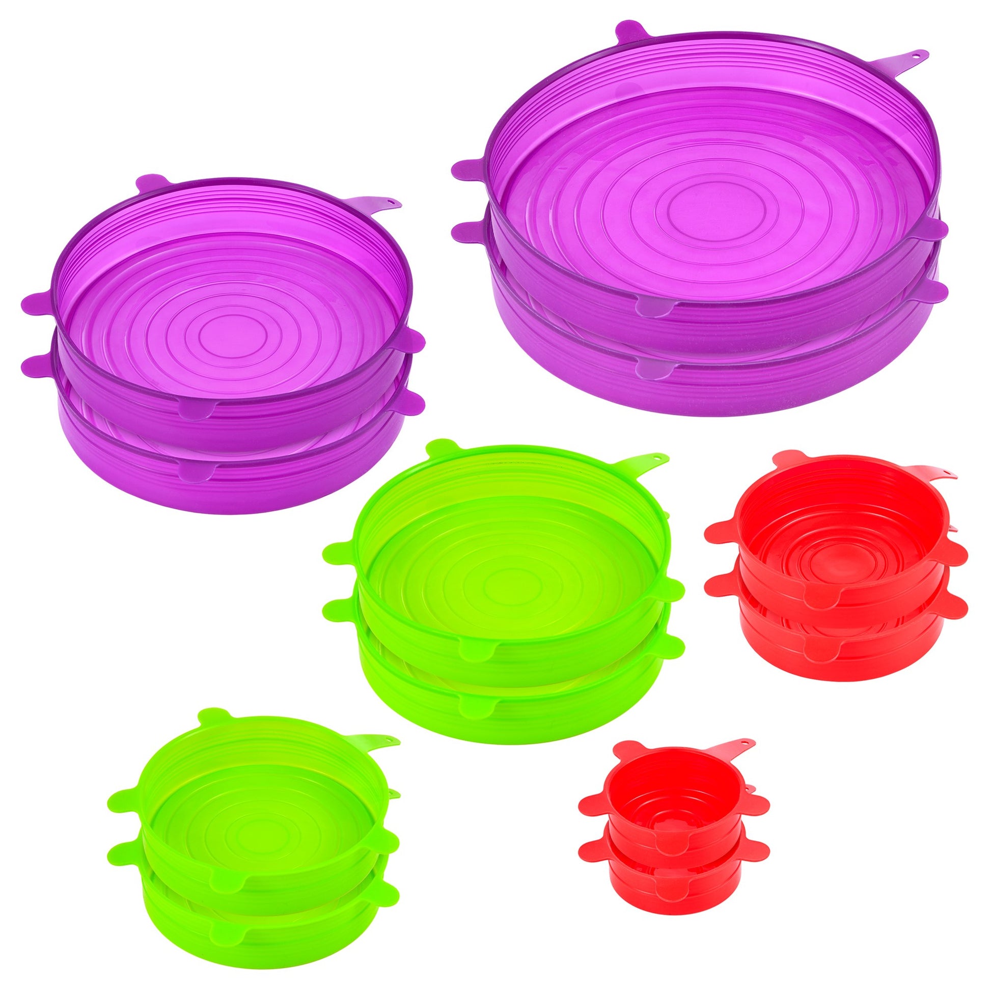 Juego De Batería De Cocina En Aluminio Prensado + Set De 12pc De Tapas De Silicona_4
