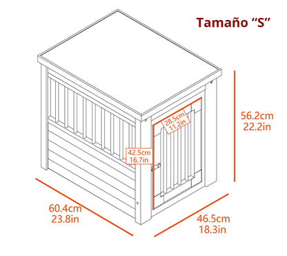 Jaula Para Perros Confort Modelo Arkansas - Perrera De Interior - Cuatro Colores Y Tres Tamaños A Elegir Gris_2