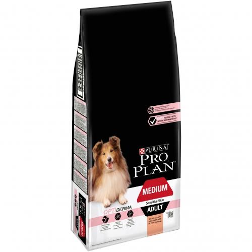 PRO PLAN Mediano OPTIDERMA Salmón 14 kg