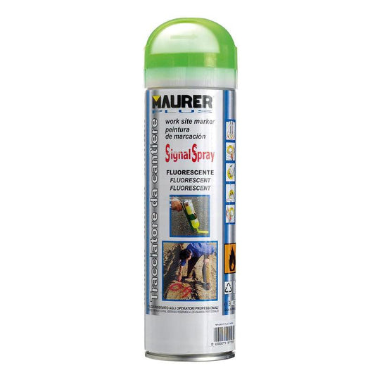 Spray Pintura Trazador Verde Fluorescente 500 Ml.