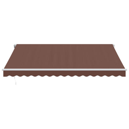 Toldo Retráctil Automático Marrón 400x350 Cm_2