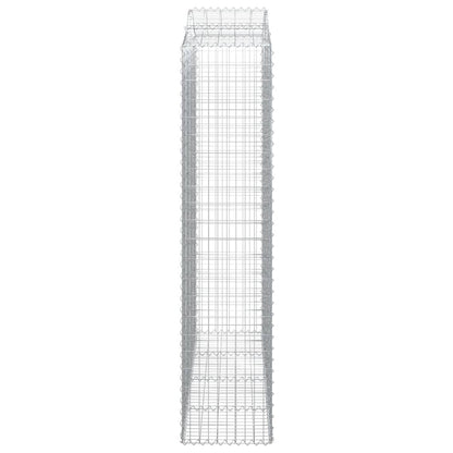 Cestas De Gaviones 8 Uds Forma De Arco Hierro 200x50x220/240 Cm_4