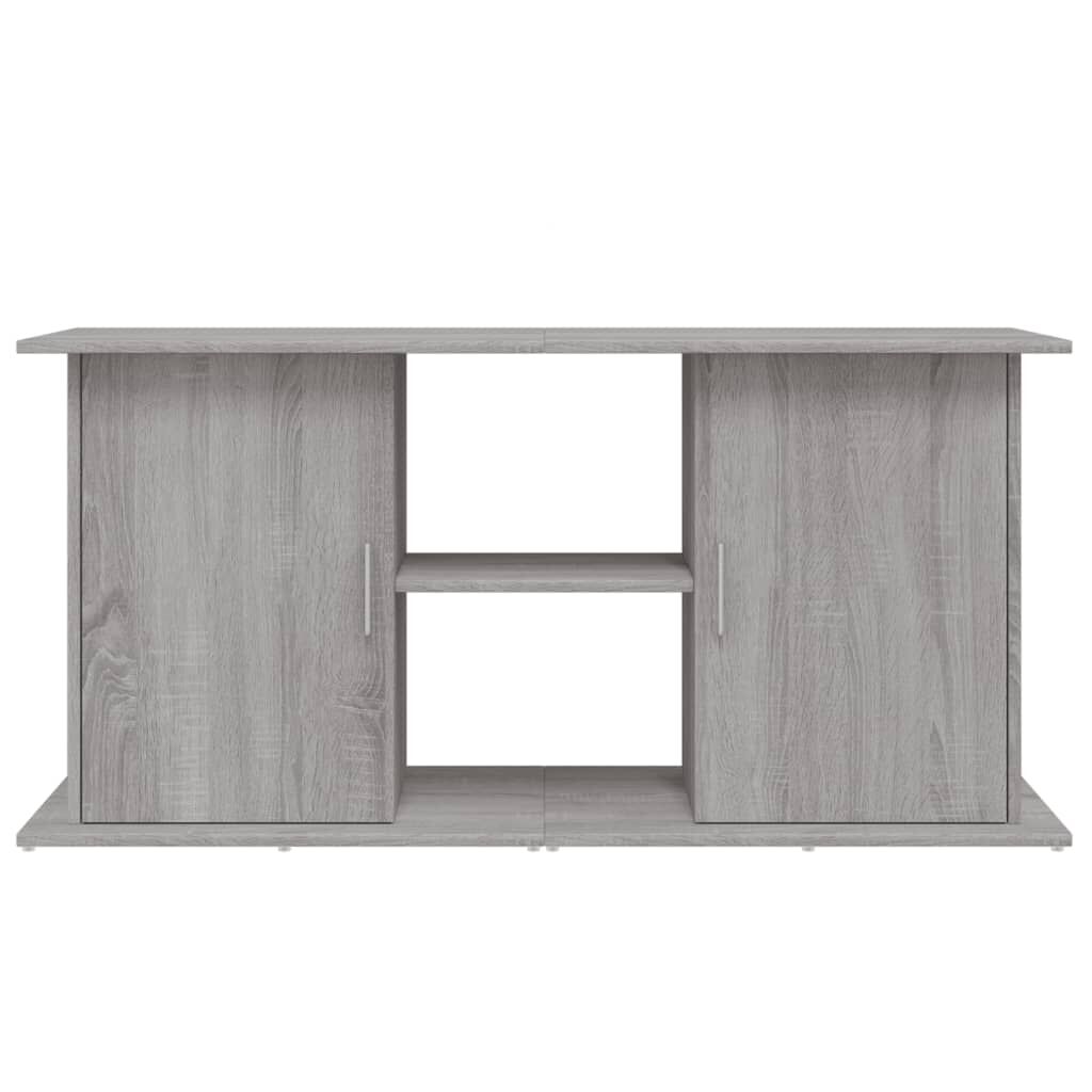 Vidaxl Soporte Para Acuario Madera Ingeniería Gris Sonoma 121x41x58 Cm_4