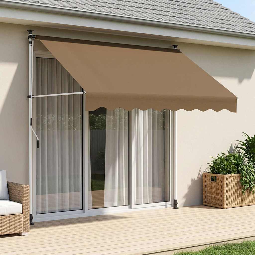 Toldo Retráctil Manual Beige 150 Cm_1