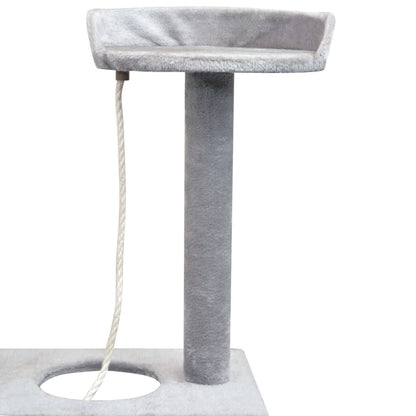 Vidaxl Rascador Para Gatos Con Poste Rascador De Sisal 150 Cm Gris_3