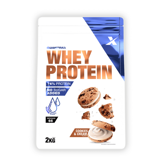 Whey Protein - 2kg - Cookies & Cream - Proteina De Suero Whey - Quamtrax_0