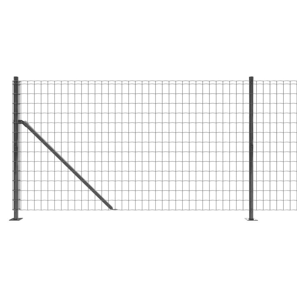 Cerca De Alambre Con Brida Gris Antracita 1,1x10 M / Vetonek_1