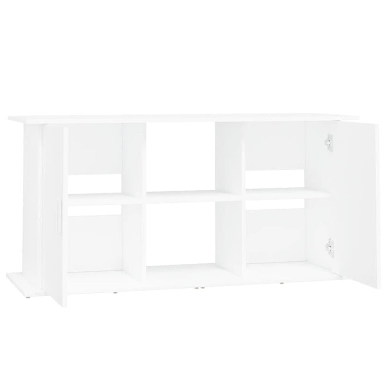Vidaxl Soporte Para Acuario Madera De Ingeniería Blanco 121x41x58 Cm_5