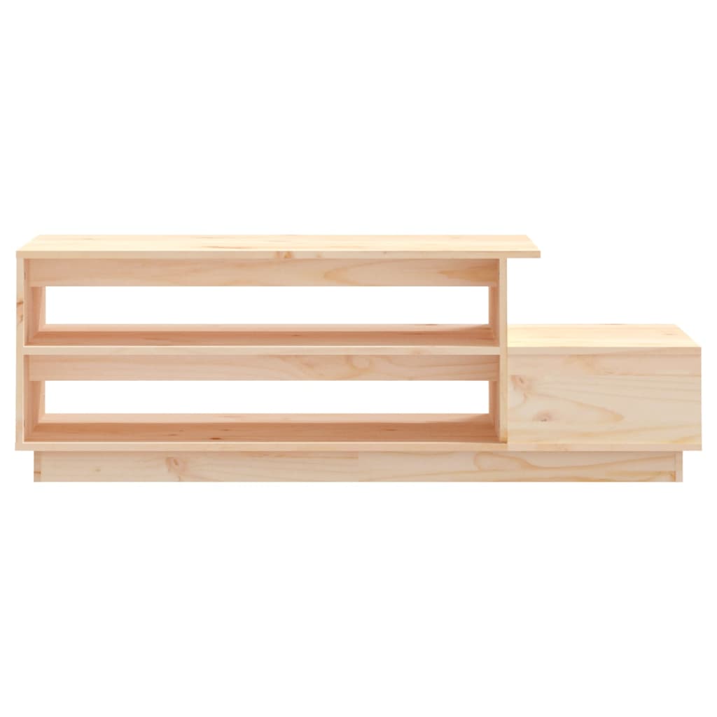 Mesa De Centro De Madera Maciza De Pino 120x50x40,5 Cm_3