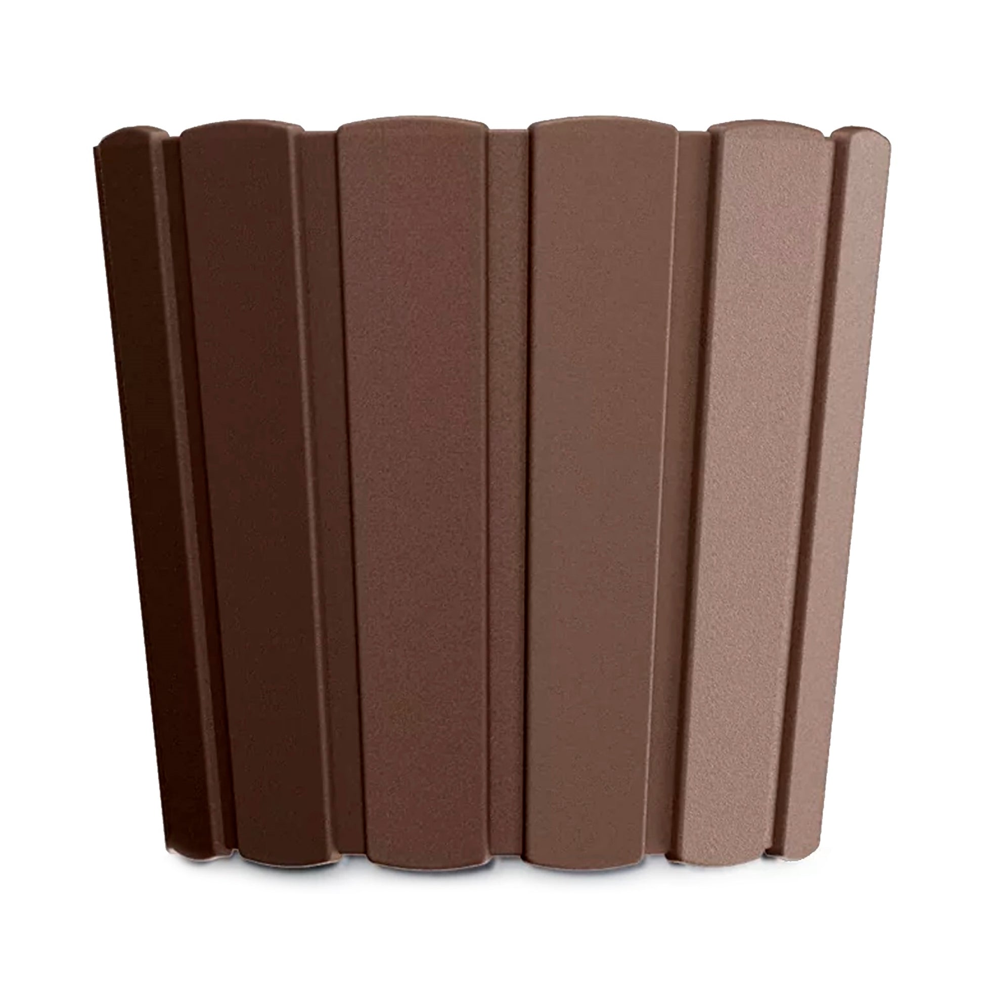 Maceta Boardee Basic 3,9l., Dimensiones (mm) 199x199x179, Color Marrón