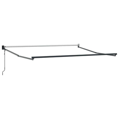 Toldo Retráctil Gris Claro 300 X 250 X 165 Cm Poliéster Y Metal_4