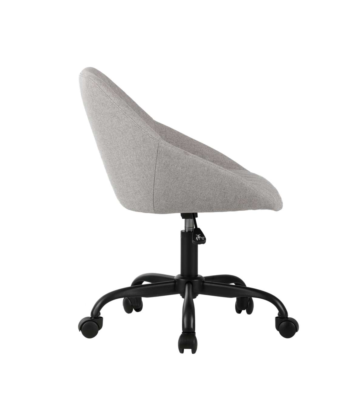 Silla Despacho Giratoria Elevable Acabado Gris Claro, 58m(ancho) 74/84cm(altura) 60cm(fond_3