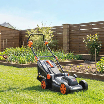 Outsunny Cortacésped A Batería Inalámbrico 18v Con 2 Baterías De 4ah Y Cargador_1