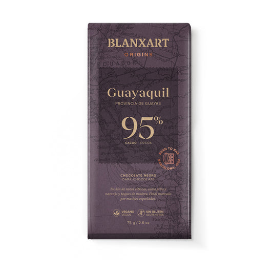Chocolate Negro 95% Guayaquil Blanxart 75g