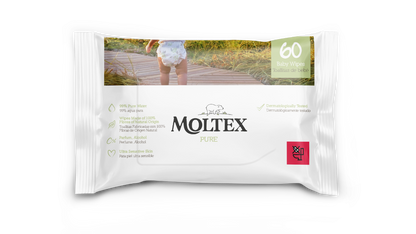 Toallitas Moltex Pure &amp; Nature 60 Uds