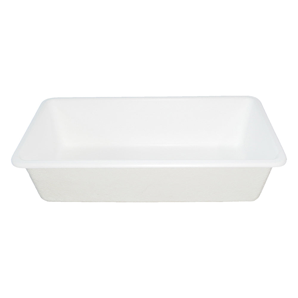 Barreño Poliéster - Blanco - 97x53x23 Cm_0