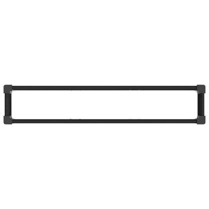 Arriate Elevado Negro 150 X 30 X 36 Cm Wpc Y Aluminio_4