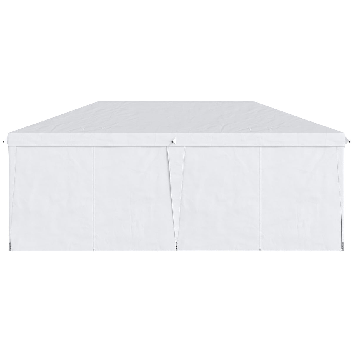 Outsunny Carpa Plegable 5,85x2,95x2,7 M Con 4 Paneles 4 Ventanas Blanco_4